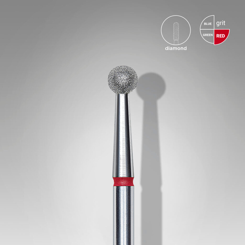 Staleks™ Diamond Nail Bit red "Ball"