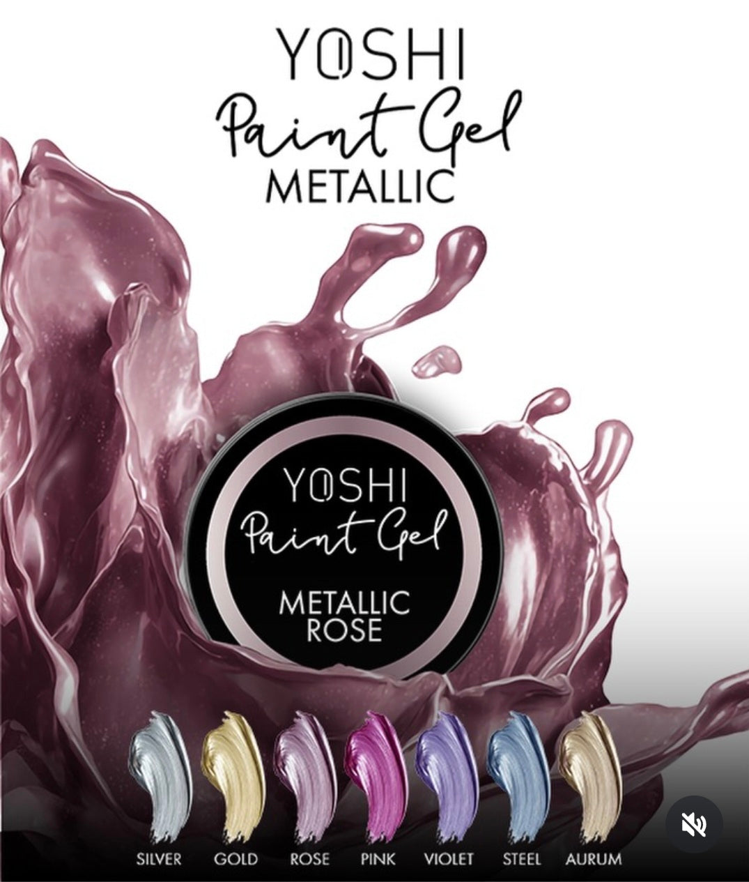 Yoshi™ Paint Gel Metallic Collectie 7x5ml