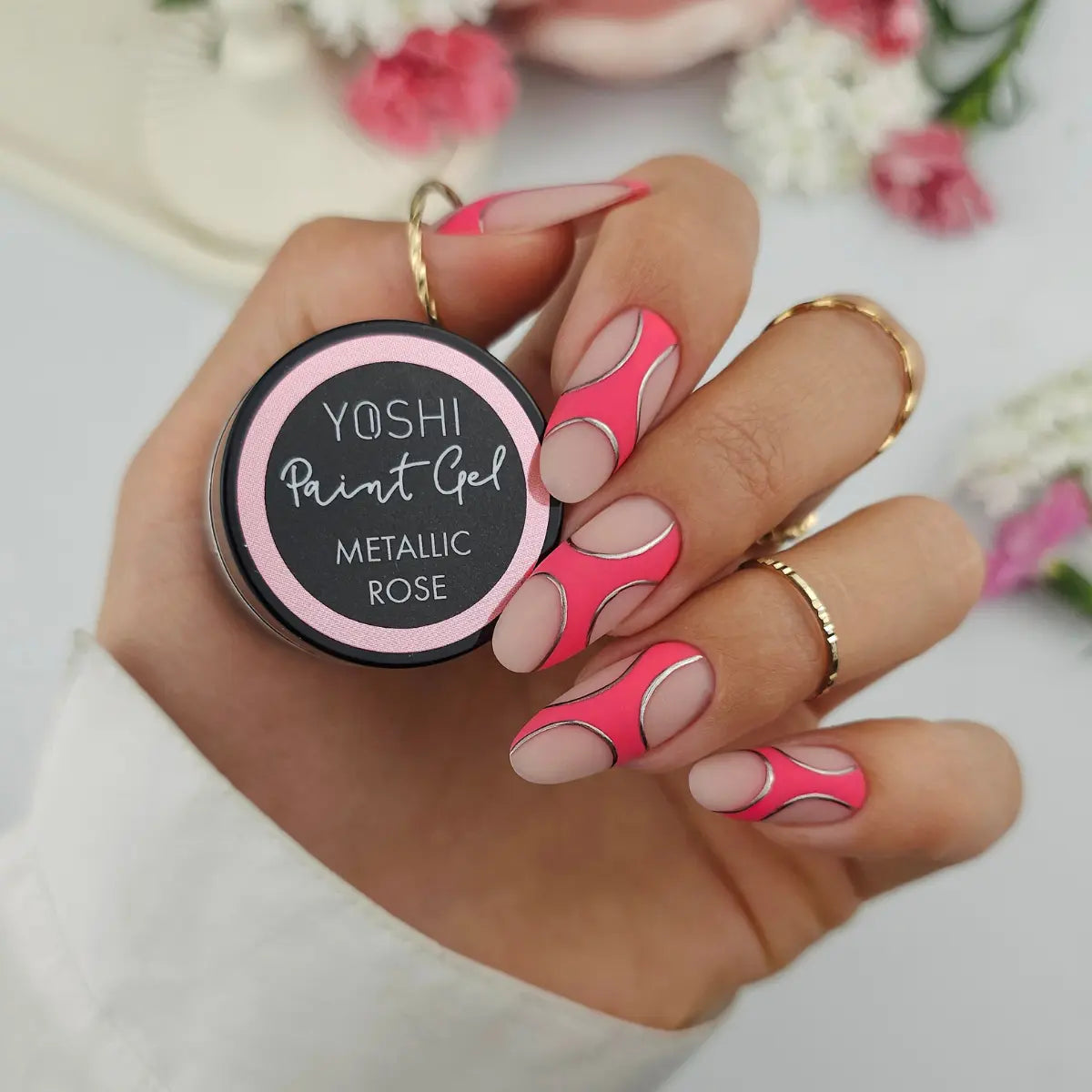 Yoshi™ Paint Gel Metallic Rose - 5ml