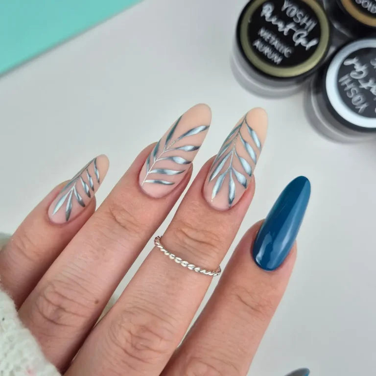 Yoshi™ Paint Gel Metallic Steel - 5ml