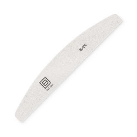 By Djess™  - Vijl halve maan - grit 180/240 - wit - set 25 stuks - By Djess