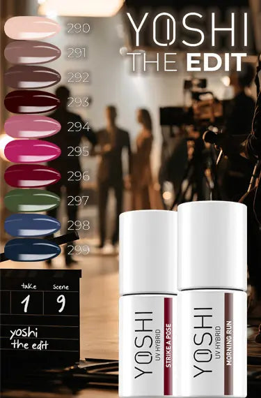 Yoshi The Edit Collection Set 9 × 6 ml +  GRATIS Color Pop Stickers