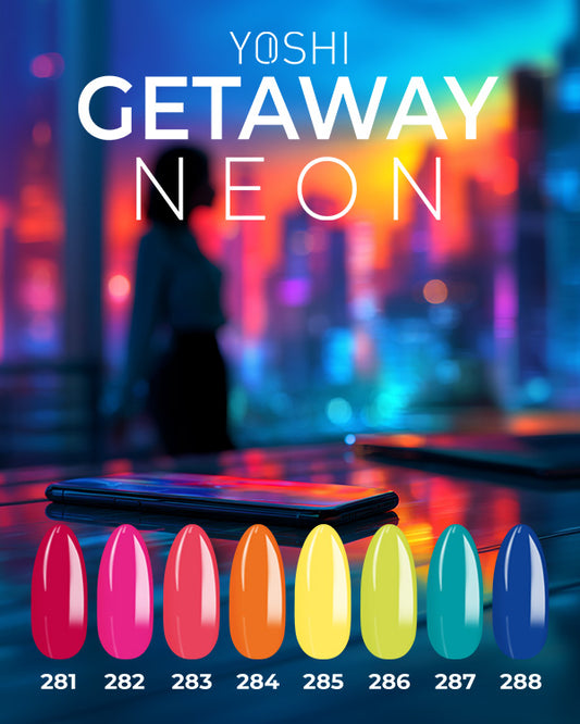 Yoshi™ Gelpolish Getaway NEON Collectie 8x6ml